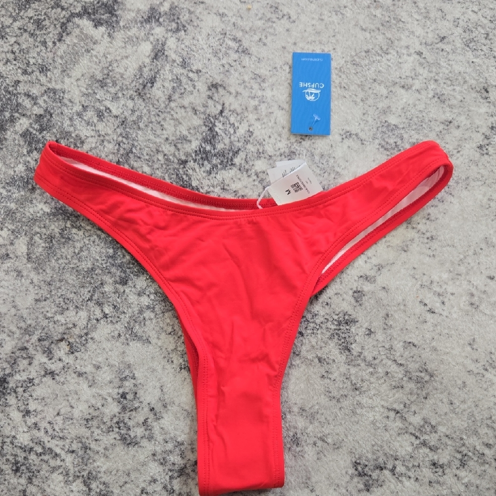 Cupshe Red Bikini Bottom